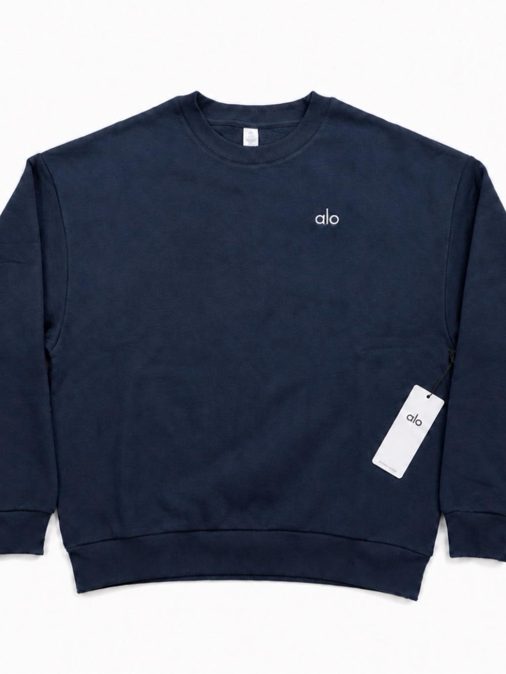 Alo Men's Navy Crewneck